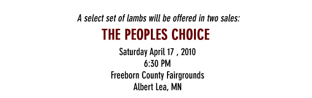 The Peoples Choice Sale